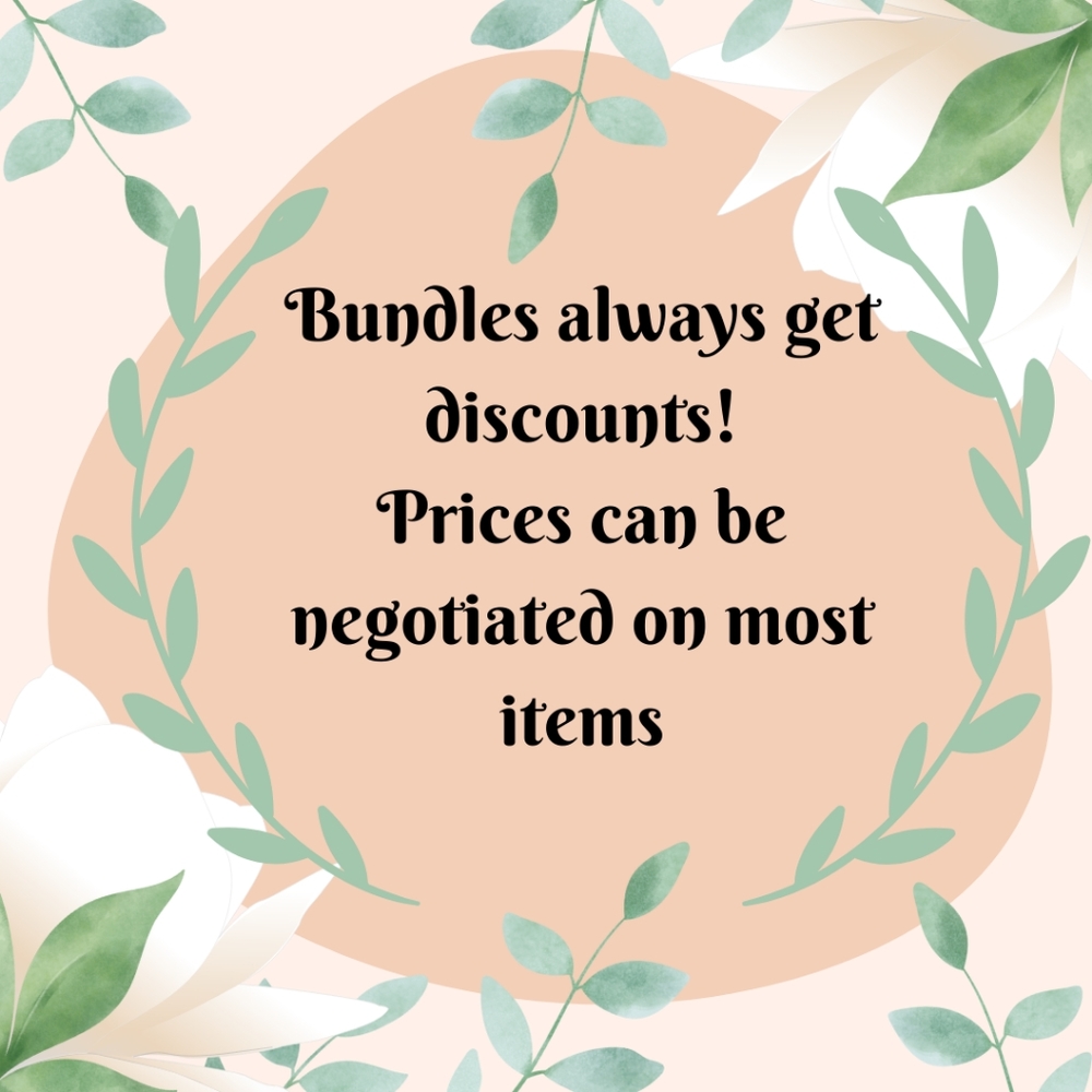 🌟Bundles and negotiable discounts! 🌟